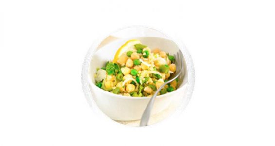 Tabulé De Bulgur Con Garbanzos